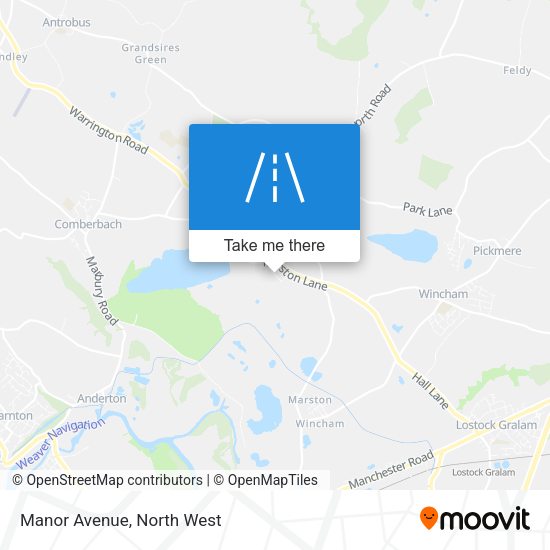 Manor Avenue map