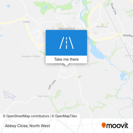 Abbey Close map