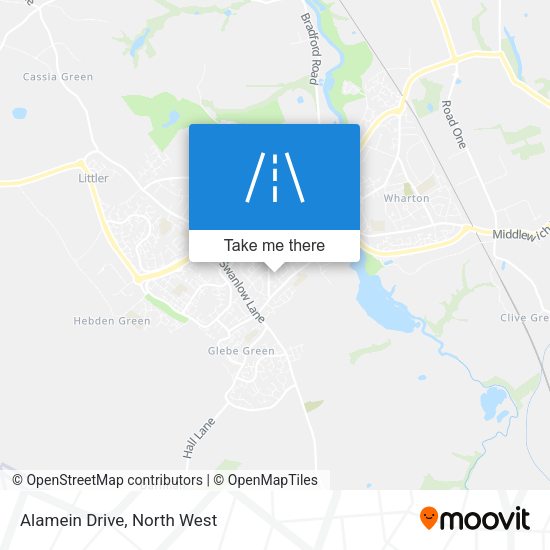 Alamein Drive map