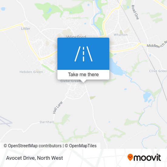 Avocet Drive map