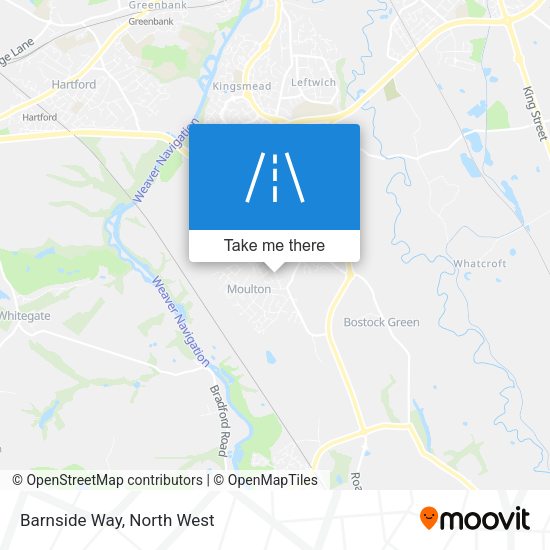 Barnside Way map