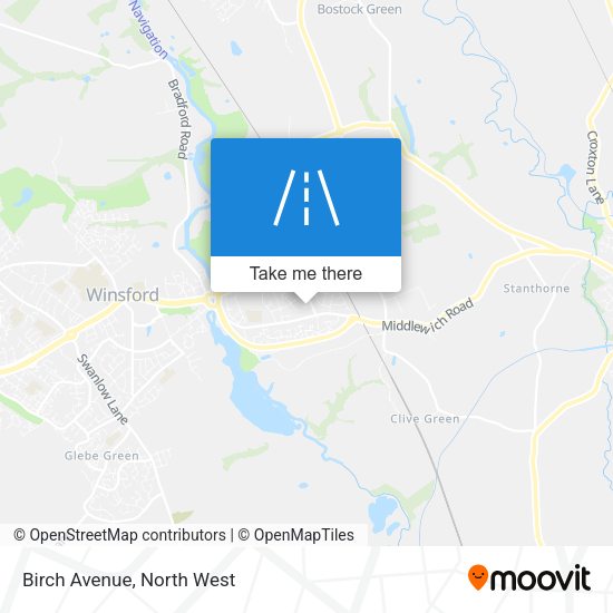 Birch Avenue map