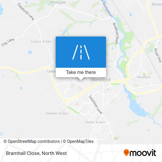 Bramhall Close map
