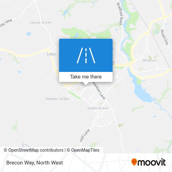 Brecon Way map