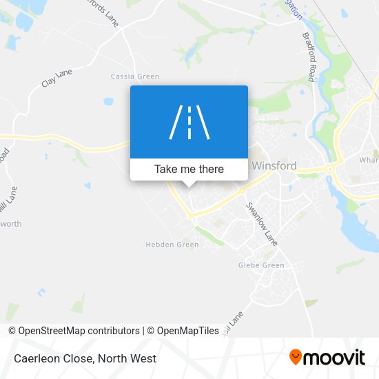 Caerleon Close map