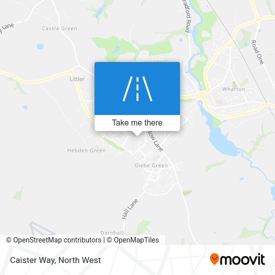 Caister Way map
