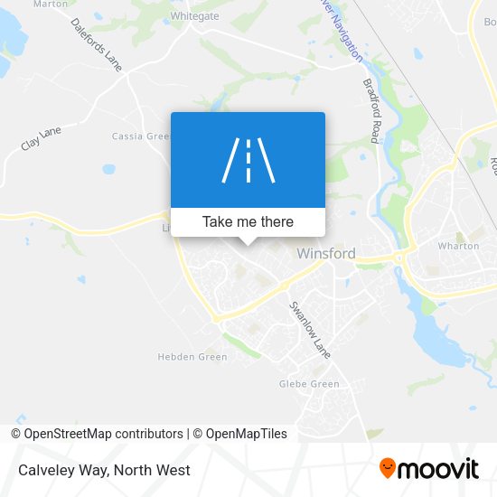 Calveley Way map
