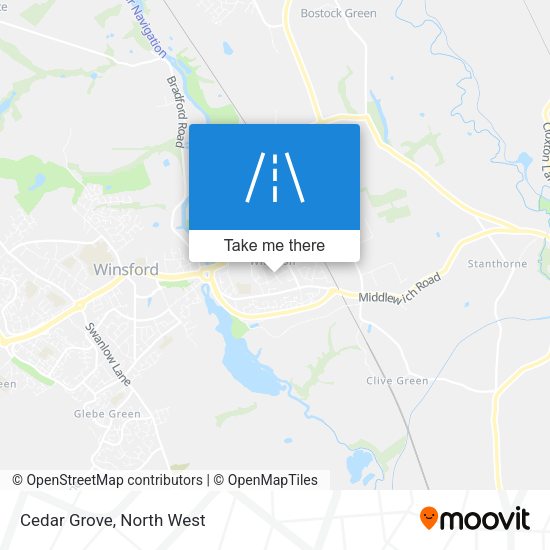 Cedar Grove map
