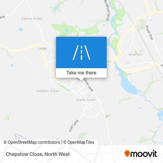 Chepstow Close map