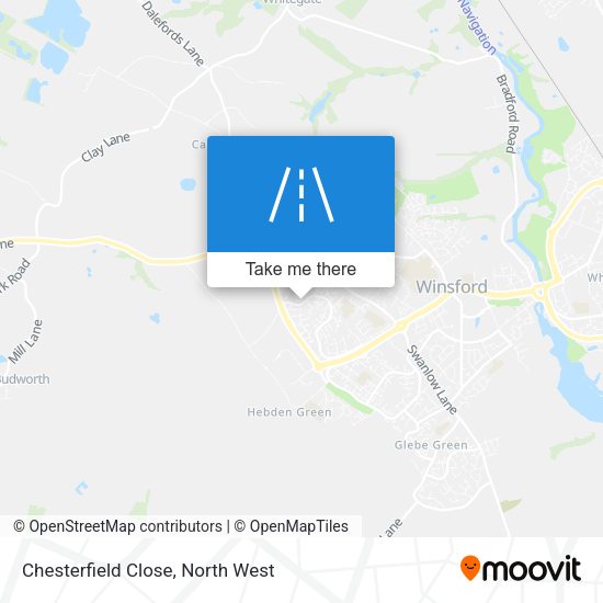 Chesterfield Close map