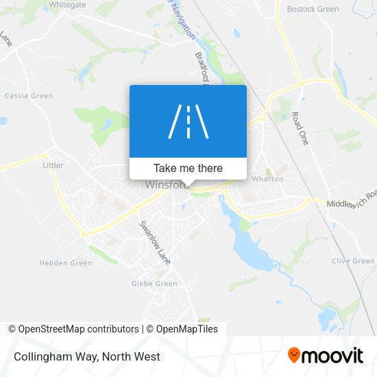 Collingham Way map