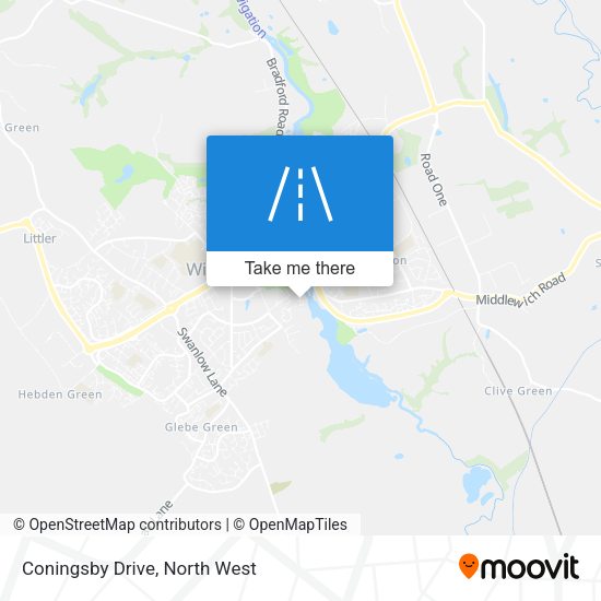 Coningsby Drive map