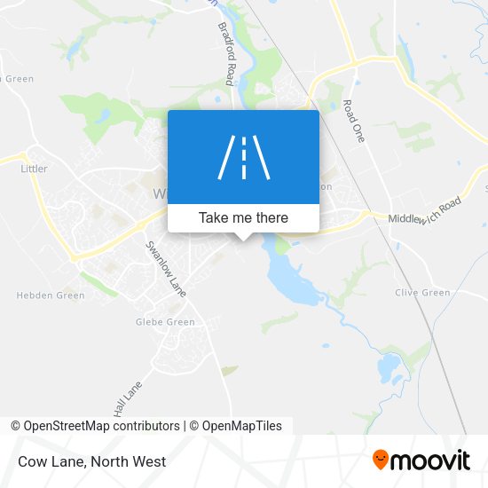 Cow Lane map