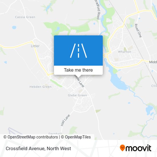 Crossfield Avenue map