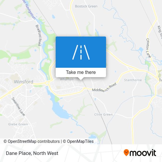 Dane Place map
