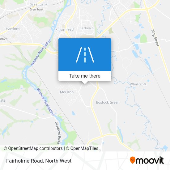 Fairholme Road map