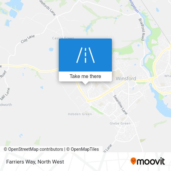 Farriers Way map