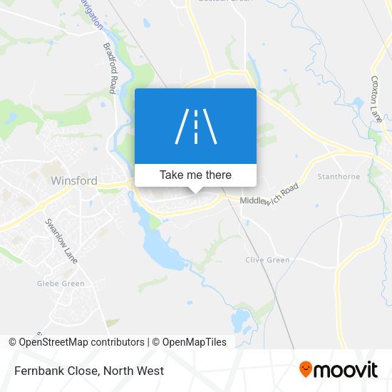 Fernbank Close map