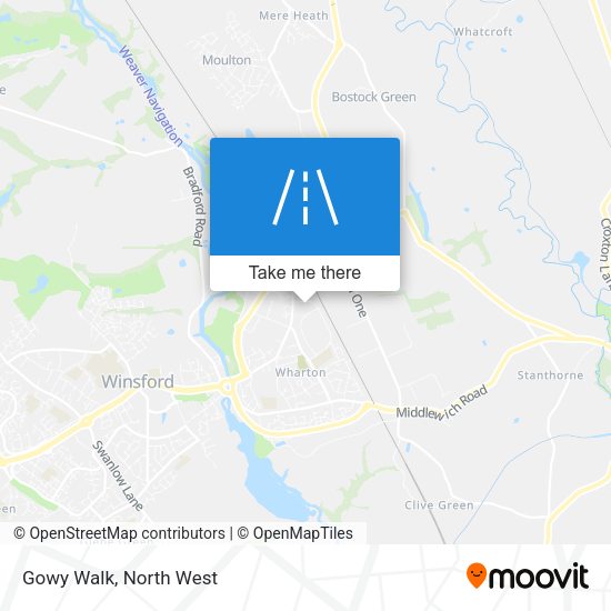 Gowy Walk map