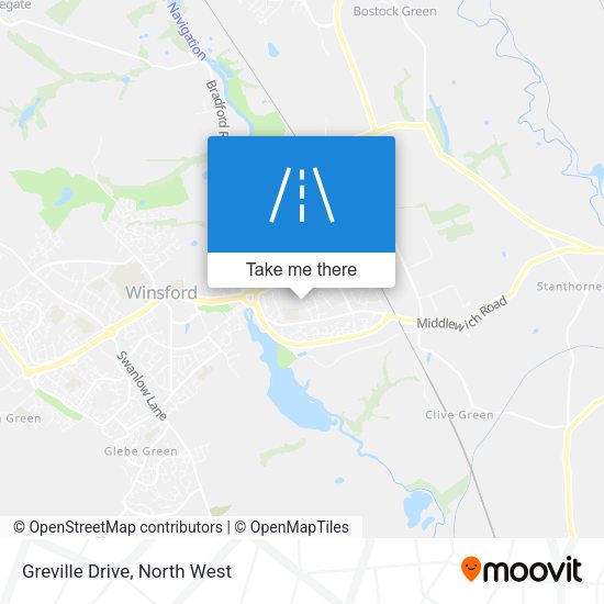 Greville Drive map