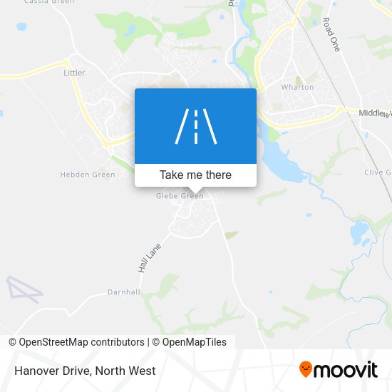 Hanover Drive map