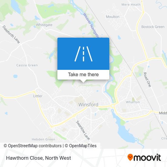 Hawthorn Close map
