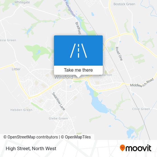 High Street map