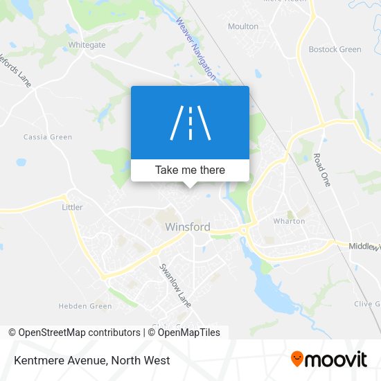 Kentmere Avenue map