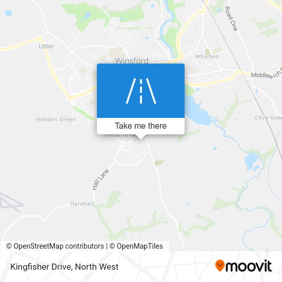 Kingfisher Drive map