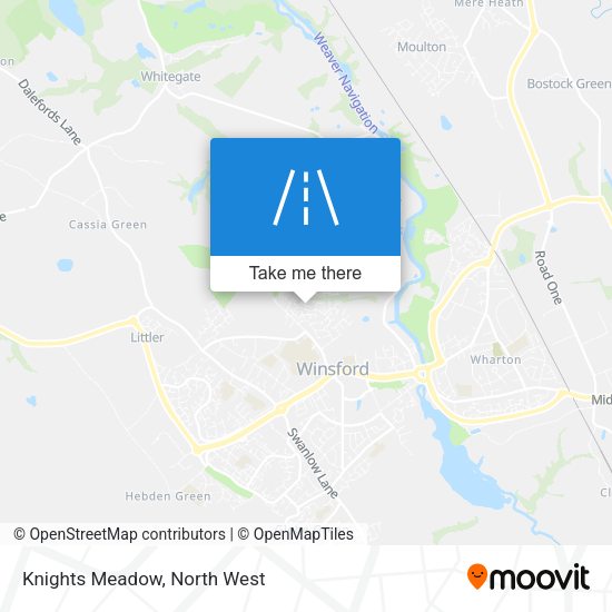 Knights Meadow map