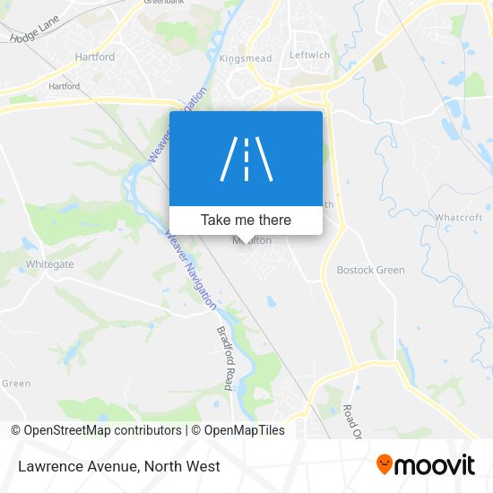 Lawrence Avenue map