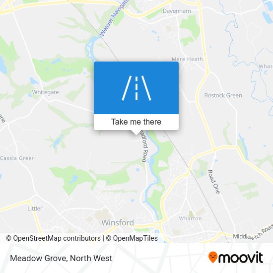 Meadow Grove map