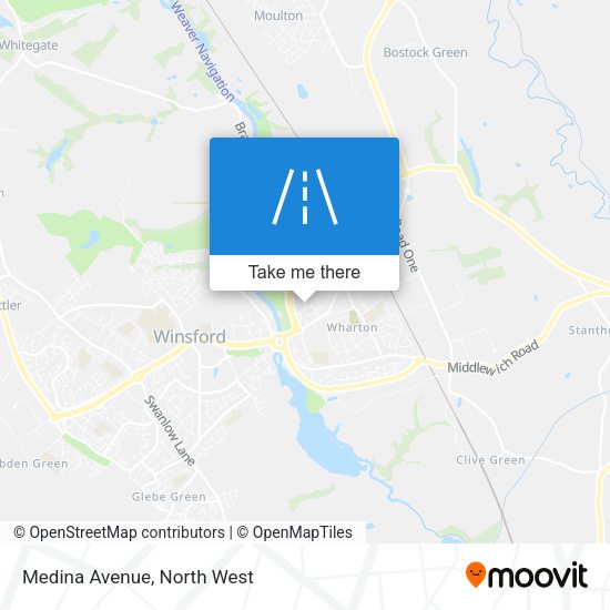 Medina Avenue map
