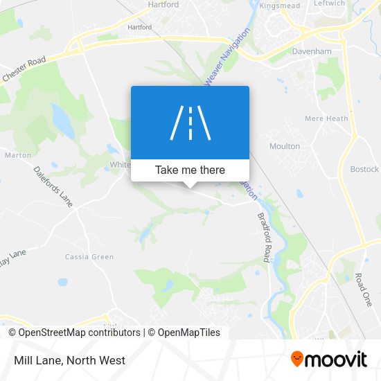 Mill Lane map