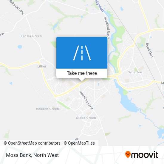 Moss Bank map