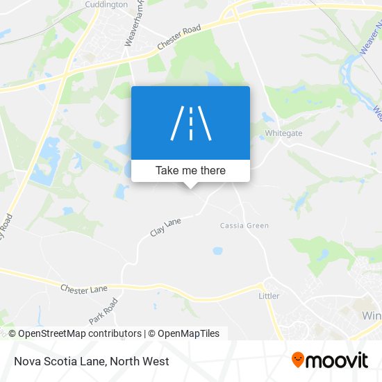 Nova Scotia Lane map