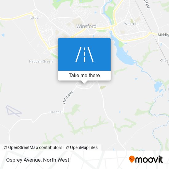 Osprey Avenue map