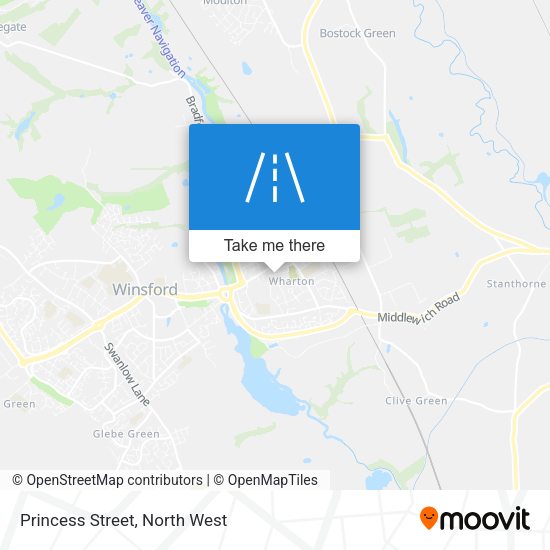 Princess Street map