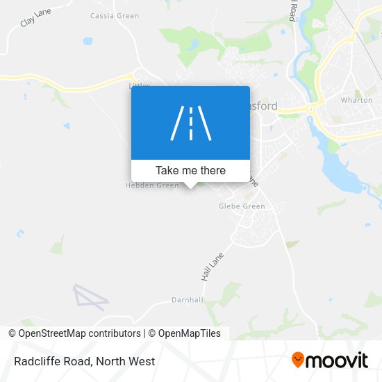Radcliffe Road map