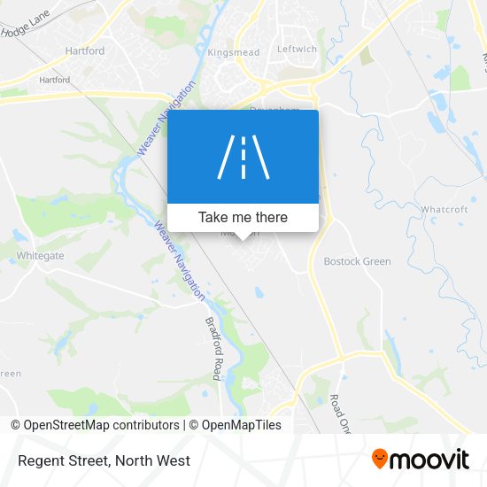 Regent Street map
