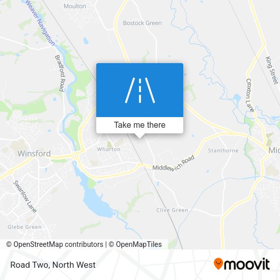 Road Two map
