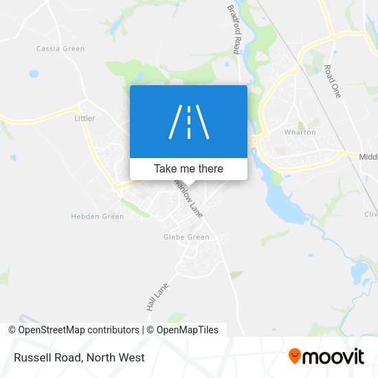 Russell Road map