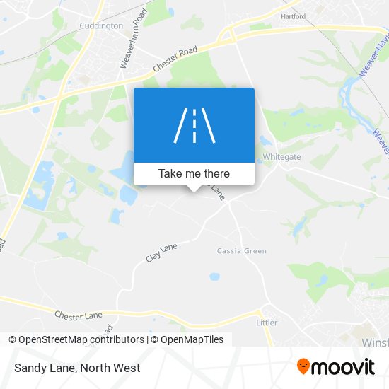 Sandy Lane map