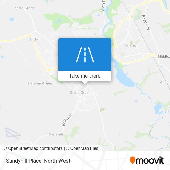 Sandyhill Place map