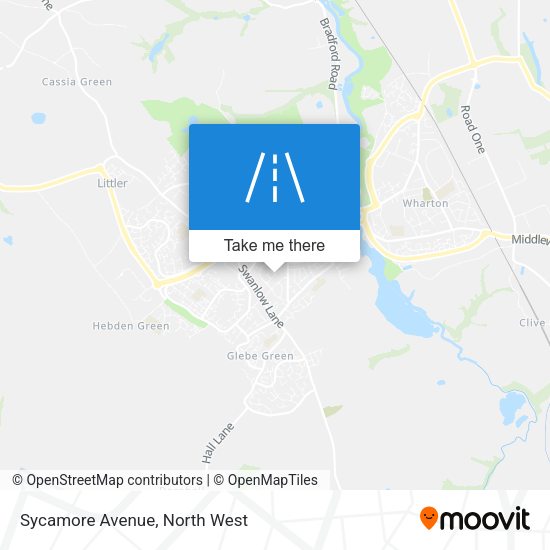 Sycamore Avenue map