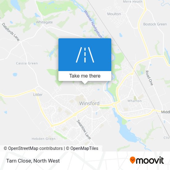 Tarn Close map