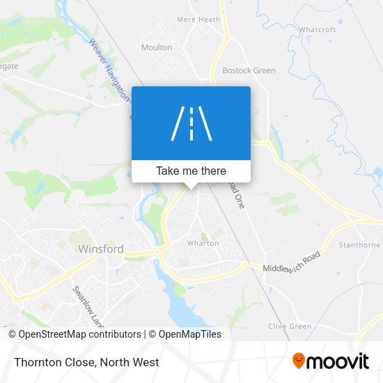 Thornton Close map