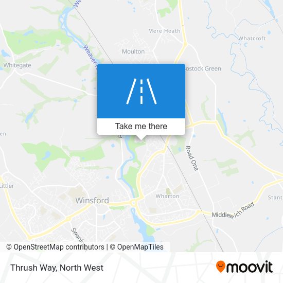 Thrush Way map