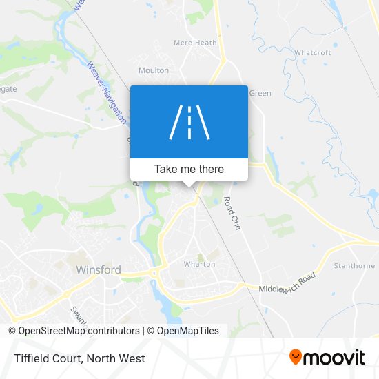 Tiffield Court map