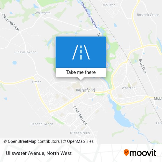Ullswater Avenue map